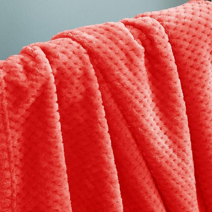 Exclusivo Mezcla Fleece Throw Blanket, Super Soft and Warm Blankets - Image 5