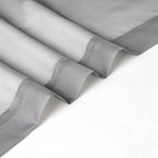 Lecloud Charcoal Grey Sheer Curtains 14 Inch Length 2 Panels Set, Light - Image 9
