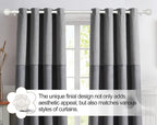 KAMANINA 1 Inch Extra Long Curtain Rod 140 to 195 Inches White Heavy Duty - Image 3