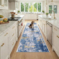 Washable Area Rugs 2'6''x8 Non-Slip Modern Abstract Soft by RELEANY