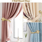 2 Pack Curtain Holdbacks, USFOOK Decorative Window Drapery Tiebacks, Curtain - Image 5