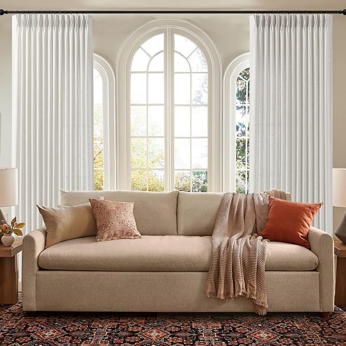 IVAPUPU Pinch Pleated Curtains 90 Inch Long - Image 9