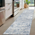 Lansny Modern Abstract Hallway Runner Rug - Image 2
