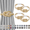 NICEEC 4 Pack Mini Magnetic Curtain Tiebacks Nordic Simple Style Drape Tie by NICEEC