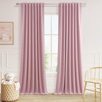 Guken 100% Blackout Curtains 102 Inch Length 2 Panels Set by Guken