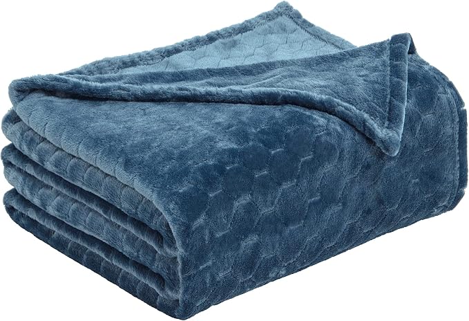 TOONOW Fleece Blanket Super Soft Plush Throw Blanket 50" x 60" Cozy Fuzzy Bed - Image 7