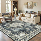 Lofus 5x7 Washable Area Rug, Vintage Floral Rugs - Image 2