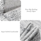 6x6 Grey Round Rug 6ft Living Room Circle Rug Gray Vintage Round Area Rug Non - Image 6