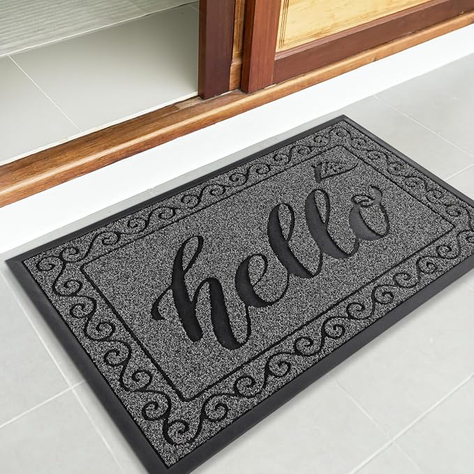 Yimobra Welcome Mats for Front Door 29.5x17, Heavy Duty Waterproof Outdoor Door - Image 7