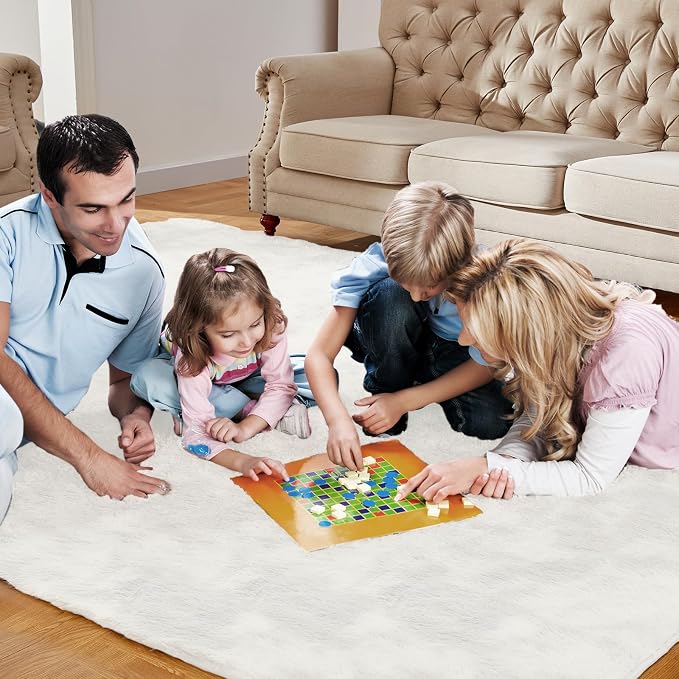 8x10 Soft Shag Area Rug for Living Room and Bedroom Decor, Non-Slip Indoor - Image 2
