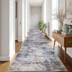 IOHOUZE Abstract Runner Rug 3x18 Ft Washable Runners - Image 8