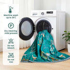 MSGKV The Boho Layer: 50"x60" Cotton Throw Blanket – Lightweight & Reversible - Image 6
