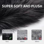 Faux Fur Rug for Bedroom, Fluffy Runner Rugs Soft Sheepskin Rug Sofa Couch Seat - Image 5
