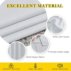 NICETOWN Greyish White Curtains 84 inch Length 2 Panels, Grommet Thermal - Image 4