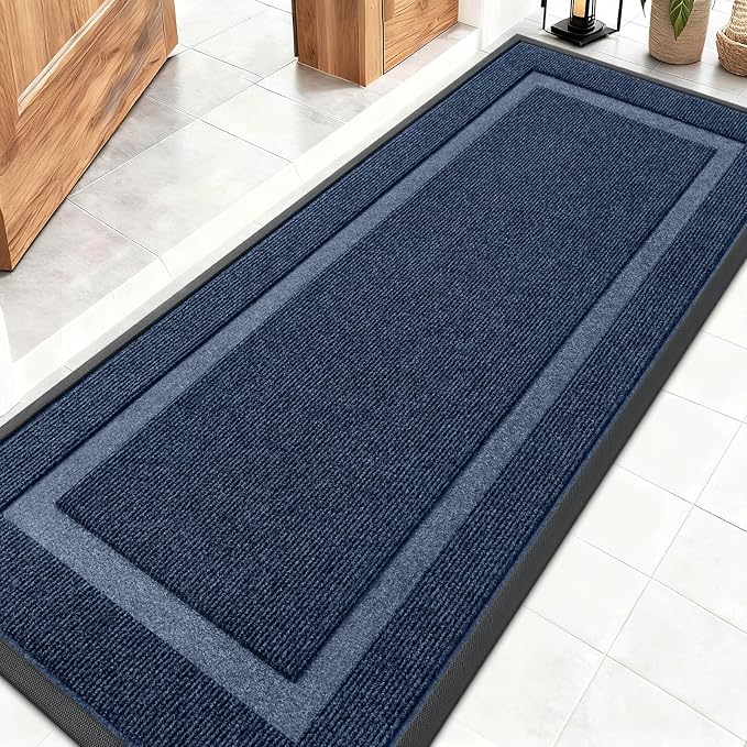 OLANLY Front Door Mat Indoor Outdoor Entrance, Waterproof All-Season, by OLANLY