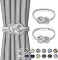 NICEEC 2 Pack Mini Magnetic Curtain Tiebacks Nordic Simple Style Drape Tie by NICEEC