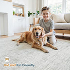 5x7 Area Rugs Washable Rug: Anti-Skid Abstract Modern Living Room Rug Soft Thin - Image 6