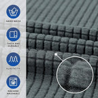 KEKUOU Stretch Single Sofa Slipcover 1 Piece Couch Sofa Cover Furniture - Image 3