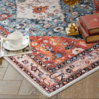 SERISSA Boho Tribal 8x10 Area Rugs, Washable Vintage Large Living Room Rug - Image 6