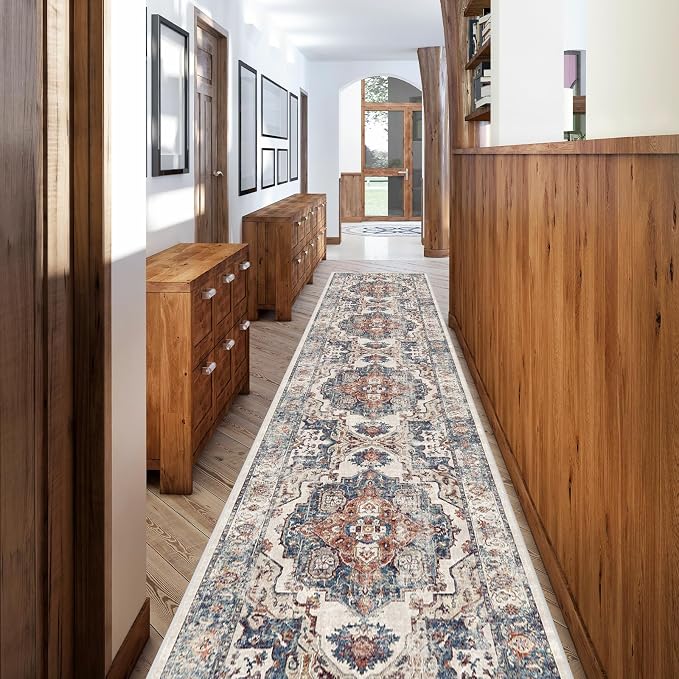 Hallway Washable Runner Rug by HYHAOYUNLAI