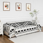 MYSKY HOME Couch Cover for Sectional Sofa Set Boho Geometric Furniture Sofa - Image 2