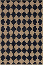 Lahome Colette Checkered Easy Jute Patio Rug, 6x9 Washable Indoor Outdoor Rug - Image 8