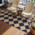 Lahome Colette Checkered Easy Jute Runner, 2x6 Kitchen Runner Rug Non Slip - Image 6
