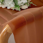 OWENIE Sheer Orange Curtains, Sheer Curtains 78 inch Length 2 Panels Set - Image 4