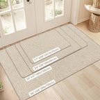 LEKEEPGO Ultra Thin Indoor Door Mat 36"x59", Low-Profile Door Mat Indoor - Image 2
