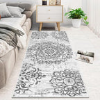 HEBE Hallway Runner Rug 2'x5' Washable Vintage Distressed Area Rugs Non Slip - Image 6