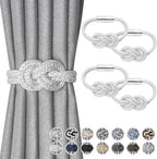 NICEEC 4 Pack Mini Magnetic Curtain Tiebacks Nordic Simple Style Drape Tie by NICEEC