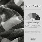 Elrene Home Fashions Farmhouse Living Grainger Buffalo-Check Blackout Window - Image 4