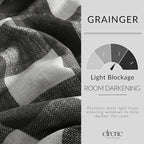 Elrene Home Fashions Farmhouse Living Grainger Buffalo-Check Blackout Window - Image 4