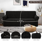 U-NICE HOME Stretch Couch Cover Sofa Cover Sofa Slipcover Furniture Protector - Image 3