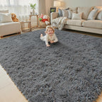 Rugs for Bedroom 4x6, Alfombras para Salas Shag Large Plush Soft Area Rug - Image 7