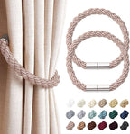 NICEEC 2 Pack Strong Magnetic Curtain Tiebacks Modern Simple Style Drape Tie by NICEEC