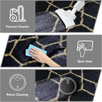 Shag Area Rug for Bedroom 5x8, Fluffy Area Rugs for Living Room, Geometric Soft - Image 4