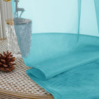 OVZME Turquoise Bedroom Curtains 2 Panel Sets 96 Inch Length, 59 Inch Extra - Image 2