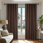 Deconovo Blackout Curtains, Thermal Insulated, W52 x L72 2 Panels, Back Tab by Deconovo