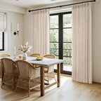 MIULEE Pinch Pleated Thick Linen Curtains 84 Inches Long 2 Panels - Image 3