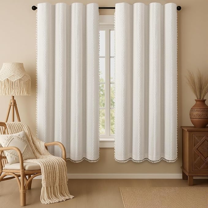 Boho 80% Blackout Curtains by Unknown