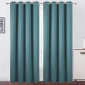 LEMOMO Sea Teal Thermal Blackout Curtains/52 x 84 Inch/Set of 2 Panels Room by Lemomo
