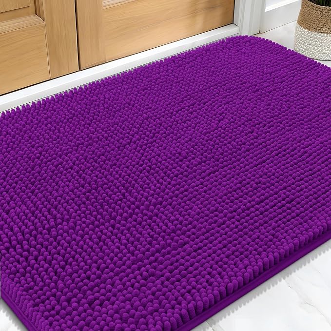 OLANLY Dog Door Mat for Muddy Paws 34x21, Absorbs Moisture and Dirt, Absorbent by OLANLY