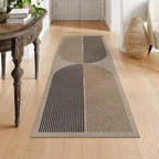 Lahome Enfys Modern Rainbow Easy Jute Rug, 2x6 Kitchen Runner Washable Rug - Image 6