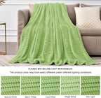 BEDELITE Fleece Blanket Twin Size – 3D Ribbed Jacquard Soft and Warm Decorative - Image 7
