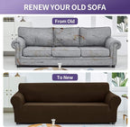 Joccun Stretch Loveseat Couch Cover Slipcover, 1-Piece Sofa Cover - Image 6