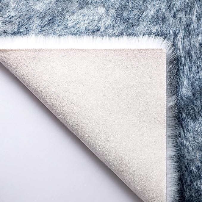 Ashler HOME DECO Soft Faux Fox Fur Rug Chair Couch Cover Area Rug - Image 6