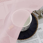 Chyhomenyc Blush Pink Sheer Curtains 84 Inches Long 2 Panels Set - Image 6