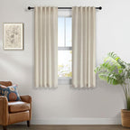 Flax Linen Curtains 38 Inch Width - Image 2