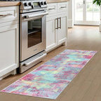 IOHOUZE Abstract Runner Rug 2x6 Ft Washable Runners - Image 2